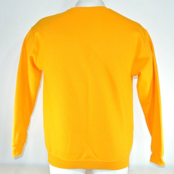 BLOCKBUSTER VIDEO Vintage Yellow Sweatshirt Employee Uniform Shirt NEW - Picture 7 of 10